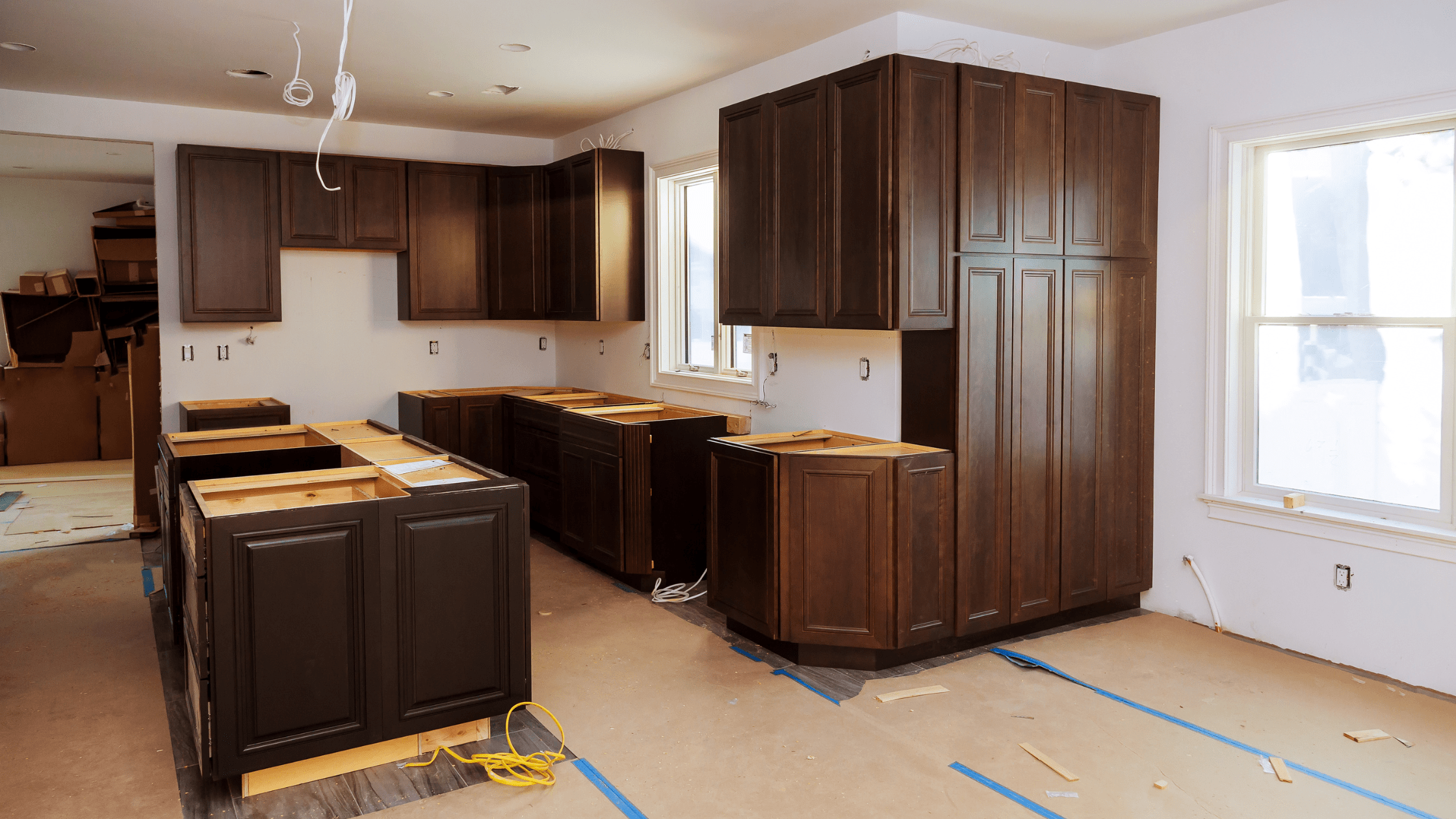custom cabinets by Fears Construction and B Design