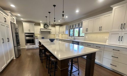 Kitchen Remodel by Fears Construction Featuring B Design in Shorewood, IL